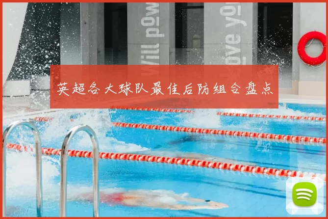 英超各大球队最佳后防组合盘点